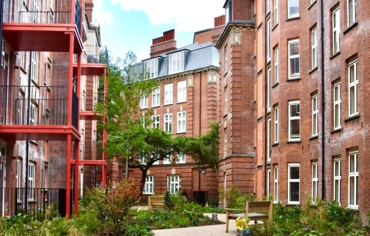 Sutton Dwellings brick housing in london